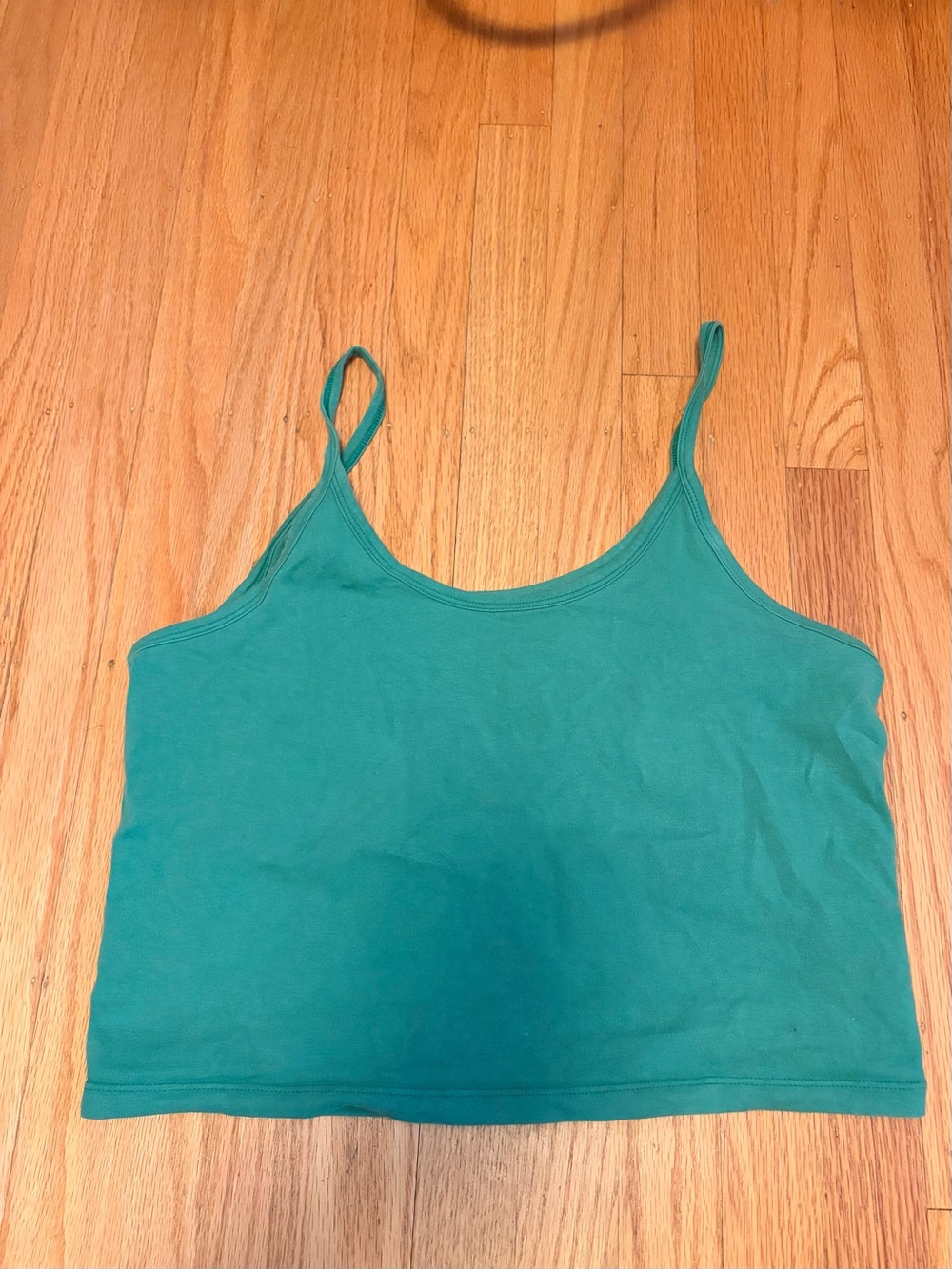 Arq Green Crop Tank Top